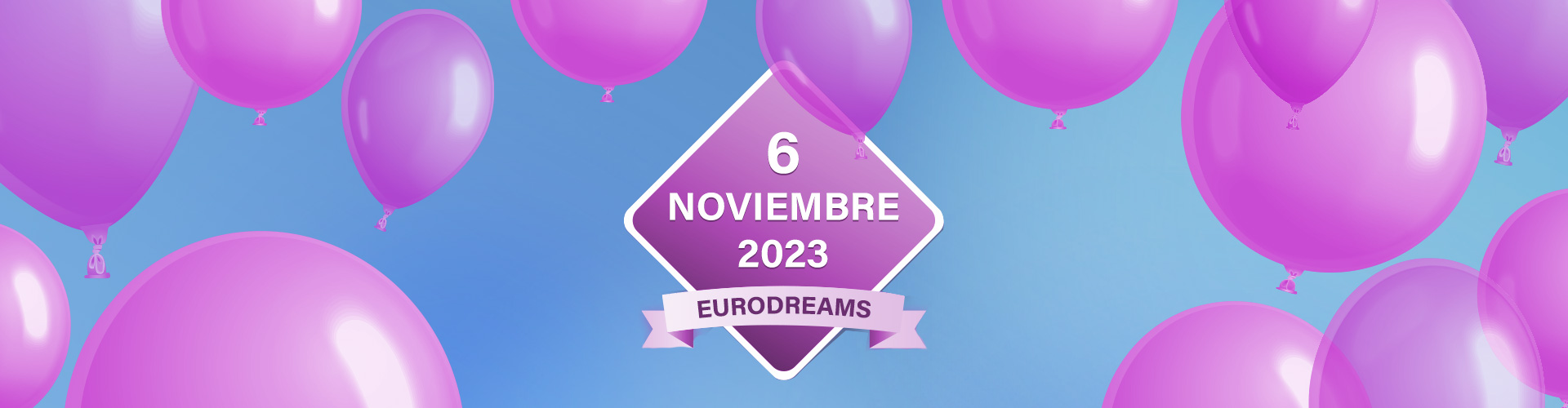 Primer sorteo de la lotería Eurodreams - 6 de noviembre de 2023